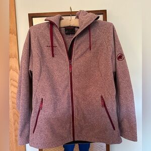 Mammut fleece hooded jacket